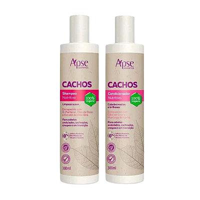 Kit Shampoo e Condicionador Sos Cachos - APSE