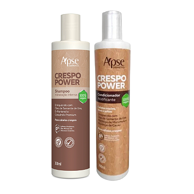 Kit Shampoo e Condicionador Crespo Power - APSE