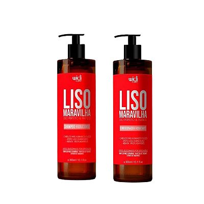 Kit Shampoo e Condicionador Liso Maravilha -  WIDI CARE
