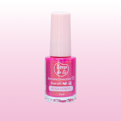 Esmalte Divertido Rosa Sereia Turma da Lu - ZANPHY