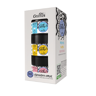 Kit Cronograma Capilar Amo Cachos 300g - GRIFFUS