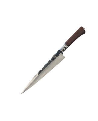 FACA FORJADA MOLA DE TREM 8,5'' CABO EM JATOBÁ