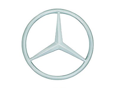 Kit 2 Estrelas para Grade Plástica com 4 Travas e 1 Pino - Mercedes - 9018170016