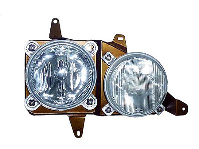 Farol Duplo H7 Lado Direito para Mercedes Accelo 2003 - 9798200261