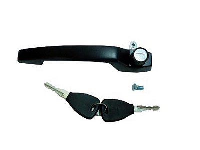 Macaneta Externa Preta com Chaves para Porta Mercedes L1113/6/7 L1313/6/7 L1513/6/9 L1929 L201 - 3647660001