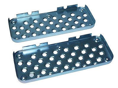 Kit Placa Estribo Par 2 Peças para Mercedes 1620/1622/914C/ATRON 2723/2324/1635/1634 - 6966607011