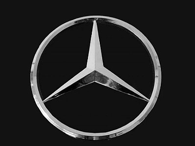 Estrela Grade Cromada 200MM com Parafuso para Mercedes L-709/912/608 - 4068100018