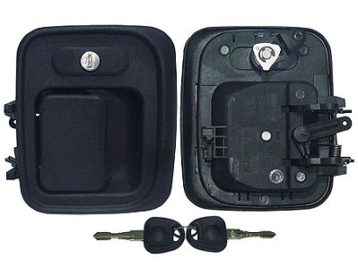Macaneta Externa Direita Cinza com Chave para Mercedes 712C/914C Eletrônico, 1620, 1720, 1938 LS-B - 6947607159