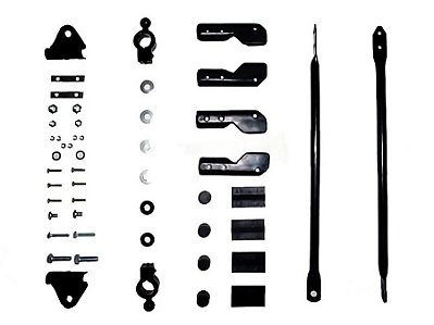 Kit Suporte Completo para Espelho Retrovisor Esquerdo Mercedes L1214/1941-BICUDOS/1618/1935/1941/2635/2 - 6738100412
