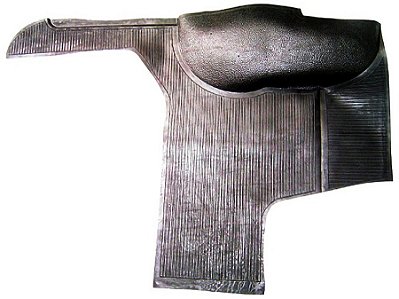 Tapete de Borracha Lado Esquerdo sem Feltro para Mercedes AGL 1113/1313/1513/2013/2213 - 3446847260