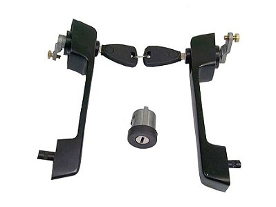 Kit Macaneta Esquerda e Direita com Cilindro de Ignição para Caminhões Mercedes CABINE 331-1518/2217/2219/1814/1318/1113 - 3318937003