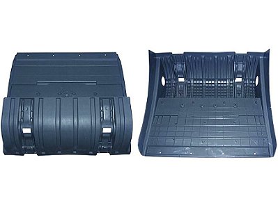 Paralama Traseiro Meio Lado Direito e Esquerdo Cinza Original Mercedes 1938 AXOR - 9305200020