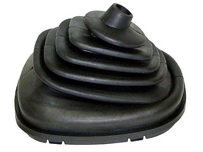 Coifa Superior de Câmbio Preta com Aro e Furo Menor para Mercedes 712C/914C - 0002641196