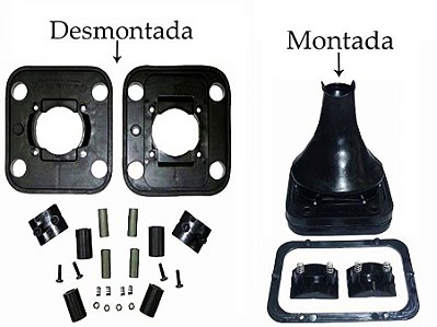 Kit Alavanca de Câmbio com Guarda Po e Aro Original Mercedes 2540/1933AXOR - 9452680236