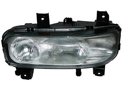 Farol H4 com Auxiliar de Neblina para Mercedes ATEGO 1315/1418 2006 a 2009