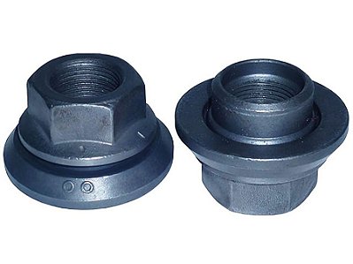Kit Porca com Pescoço 22X1,5 Ch33 Comprimento 42mm para Mercedes AXOR, ACTROS e VOLVO - 3854000124