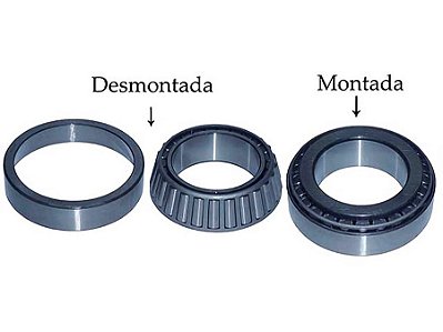 Rolamento Interno do Cubo de Roda Traseira 75X115X33 para Mercedes 710/809/812/813/912/914 - 0039810005