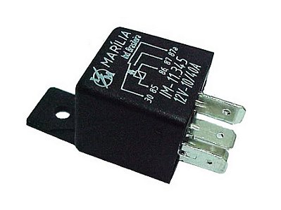 Relé Auxiliar 12V 5 Terminais para Antena, Ar Condicionado e Buzina Mercedes LN 709/L 1516/0364/0370/0371 - 3445427119