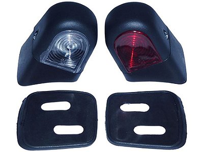 Kit Lanterna Delimitadora Vermelha Cabine Esquerda e Direita Mercedes LN-912/L1723/MB1618/914C/1630/1935/ATRON - 6888207156