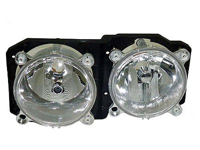 Farol Duplo com Lâmpada H7 Lado Esquerdo para Mercedes 1938 2003/2008 - 6938207761