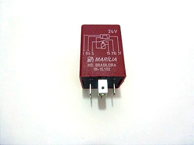 Relé Temporizador para Limpador de Parabrisa 24V Mercedes Caminhões e Ônibus M96 - 6345420017