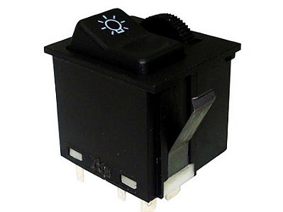 Interruptor de Luzes com Reostato 24V para Mercedes 1215C/1728/2423 - 6965457014