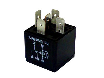 Relé Auxiliar 24V para Buzina, Luzes, Farol com 5 Terminais Mercedes Todos 24V 20 Amperes - 3505427019