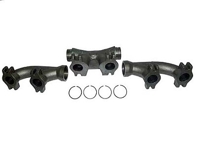 Coletor de Escape 3 Partes para Mercedes 2428/2423/1728 - 9061421201