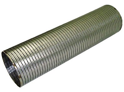 Tubo Flexível de Escape Inox 102x300mm para Mercedes 1938-Cara Chata com Abraçadeira 3329 - 3824907065