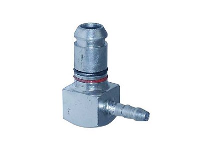 Conexão de Engate Rápido 90º NG12 para Tubo 6X1 Mercedes 1215C/1620/1622/1624/2638/1938S/1944S/12 - 0029903471