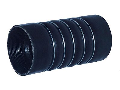 Mangueira Intercooler Preta com 5 Anéis 100x200mm para Mercedes AXOR 2035/2040/2044/2640/2644/2535/2540 - 9585013382