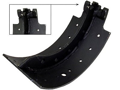Sapata de Freio Secundária com Para-Sensor para Mercedes 709/710/LO812/LO814/912/914 - 6704202419