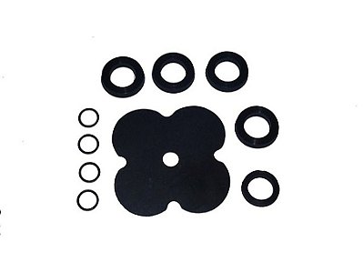 Kit Reparo Válvula 4 Circuitos com Gaxetas sem Borrachas Knorr para Mercedes OH1625L, OH1628L, L/E, 1418 e Todos 91 - 0004304506