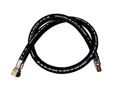 Flexível de Freio a Ar 900mm com Porca Giratória 3/4x1/2 para Mercedes Sistema Antigo Bendix Iderol/Randon/Ruduvia - 3814209048