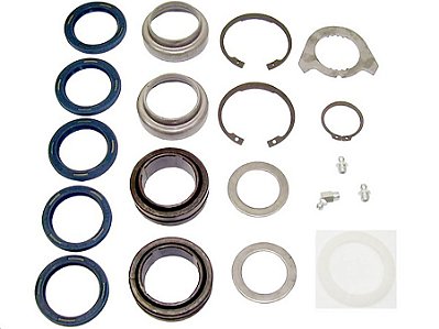 Kit Reparo de Eixo com Rótula e Defletor Traseiro para Mercedes Ônibus 364 Freio a Ar - 3454200341