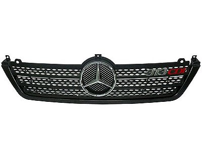 Grade Frontal com Estrela e Moldura para Mercedes Sprinter CDI 2003 a 2011 - 9018800385