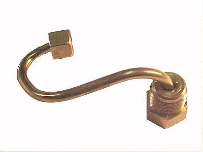 Cano do Bico Injetor Cromado com Porca para Mercedes CAM 1620 Moderno 2001 - 3660707533