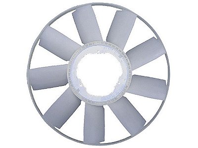 Hélice de Ventilador 9 Pás Plástico Elétrico para Mercedes OM904LA/912C/915C/1215C/1218EL/1318/1418 - 9042050106