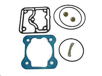 Kit Reparo Cabeçote Compressor Ar Traseiro sem Lâmina Cor Mercedes OM457/904/906/712C/914C/1215C/1938S/L/LK - 0011300415