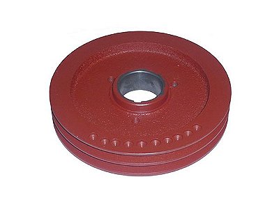 Polia de Ferro Fundida com 2 Canaletas para Mercedes LN710/OM364 - 3640301068