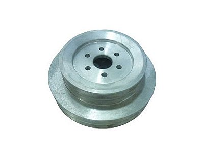 Polia de Alumínio para Bomba d'Água 4 Canais com Furo - Mercedes OM355/L1618/1418/L1620/1718/1720 - 3762001105