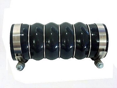 Mangueira Intercooler Preta com Abraçadeira para Mercedes 1620/1618/1621/1215C/LS1938/LS1934/5/163 - 6965007175