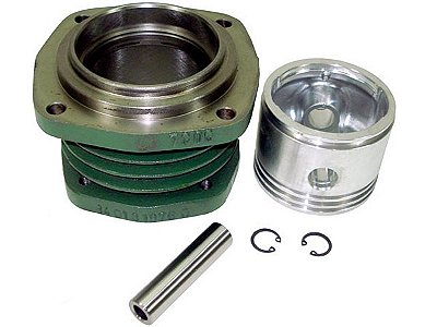 Kit com Cilindro 4 Furos 77MM 1ª Linha para Mercedes 1113/1513/OM352 - 3441317002