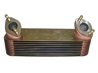 Radiador de Óleo 10 Placas Inox para Mercedes OM-447/OM449/O-400/L-1932 - 0011883101