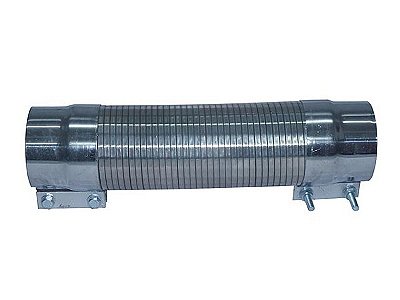 Tubo Flexível de Escape Inox 90x270mm com Abraçadeira para Mercedes Atego 1725/1620 Eletrônico - 3824900065