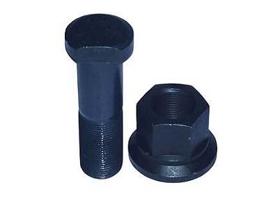 Kit Parafuso de Roda Liso com Porca Oscilante M22X77 para Mercedes O400 e Diversos - 3814010171