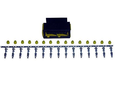 Kit Conector 15 Pinos Original para Mercedes 1215C/712C/914C/1318/1718C/715/915 - 0001530022