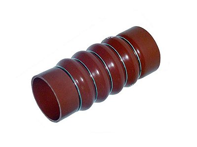 Mangueira Intercooler Vermelha Silicone Quente 80X87X215M Mercedes 1620/1618/1621 com 5 Anéis de Aço - 6965007375