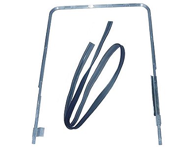 Quadro de Porta Lado Direito com Borracha para Scania Série 4 - 1885465
