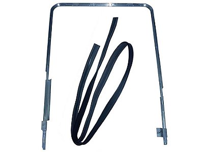Quadro de Porta Lado Esquerdo com Borracha para Scania Série 4 - 1885464